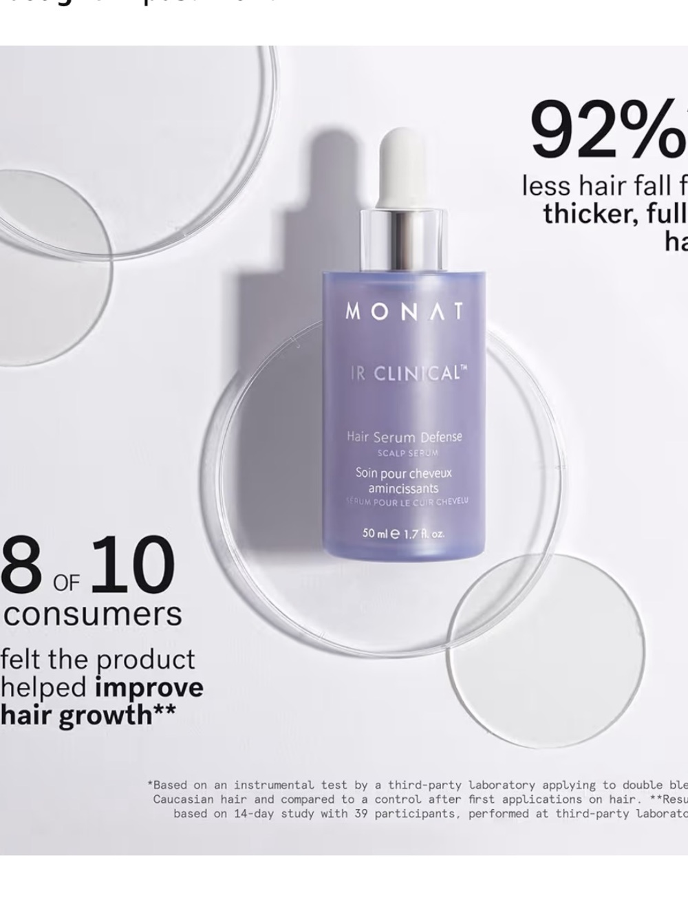 MONAT IR Clinical Hair Serum Defense - Lavender Scalp Serum - Picture 4 of 8
